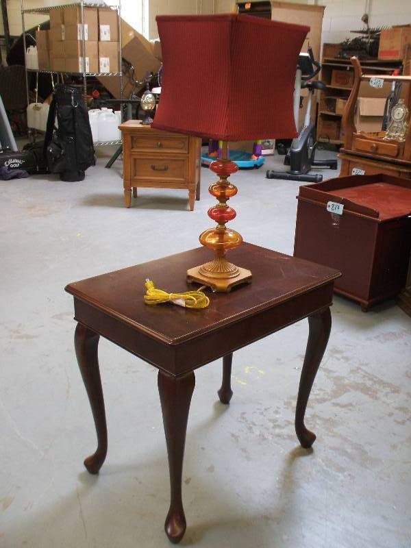 END TABLE AND LAMP