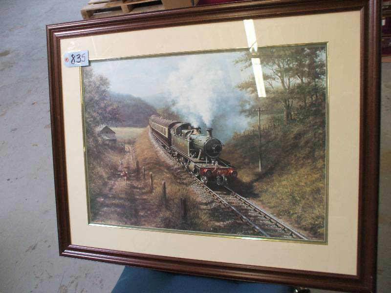 STEAM LOCOMOTIVE ART
