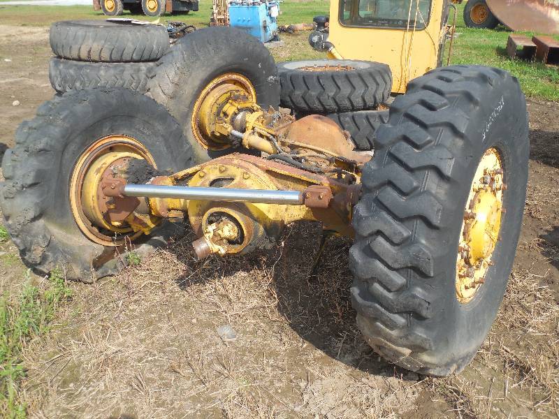 lot 16 image: 2 - Pettibone Rear End  Axles With HYD Steering Cylinders , 24 Tires