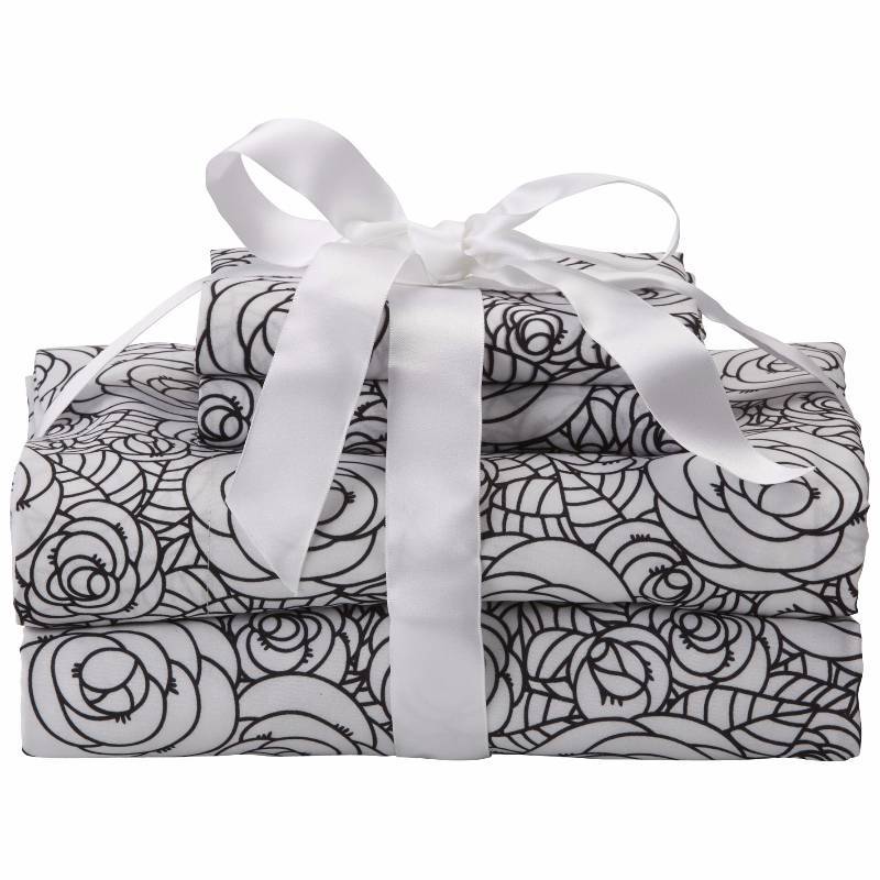 lot 348 image: alcove Charisma Comforter Set BlackWhite - Full
