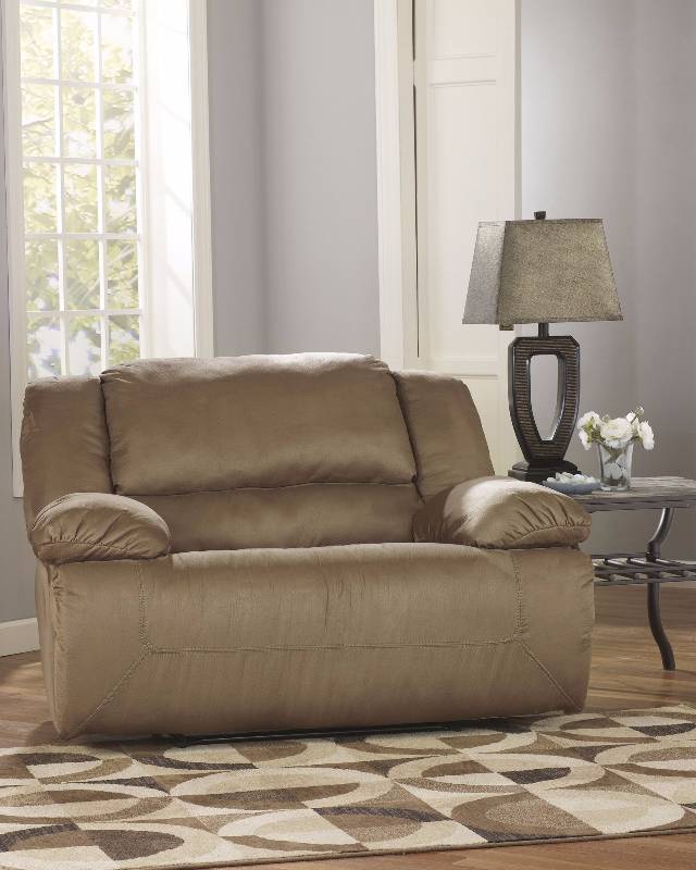 lot 538 image: Ashley Furniture Hogan Wide Zero Wall Recliner Brown