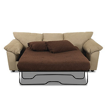 lot 542 image: Klaussner Heights Sleeper Sofa - Taupe