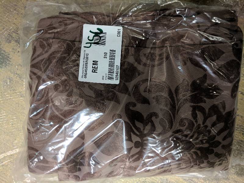 lot 456 image: McLeland Design Sutton 52 x 84 Blackout Panel Brown