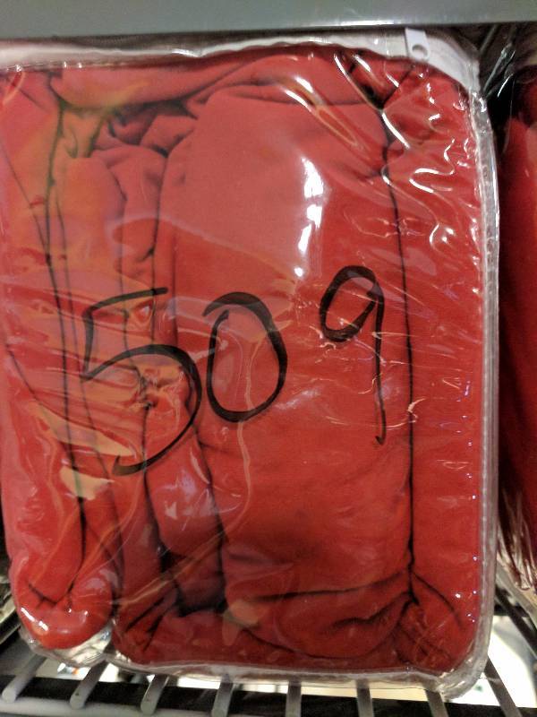 lot 509 image: alcove Microfiber Flannel Sheet Set Red - Queen