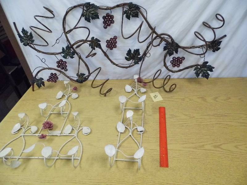 lot 103 image: Metal Wine Racks