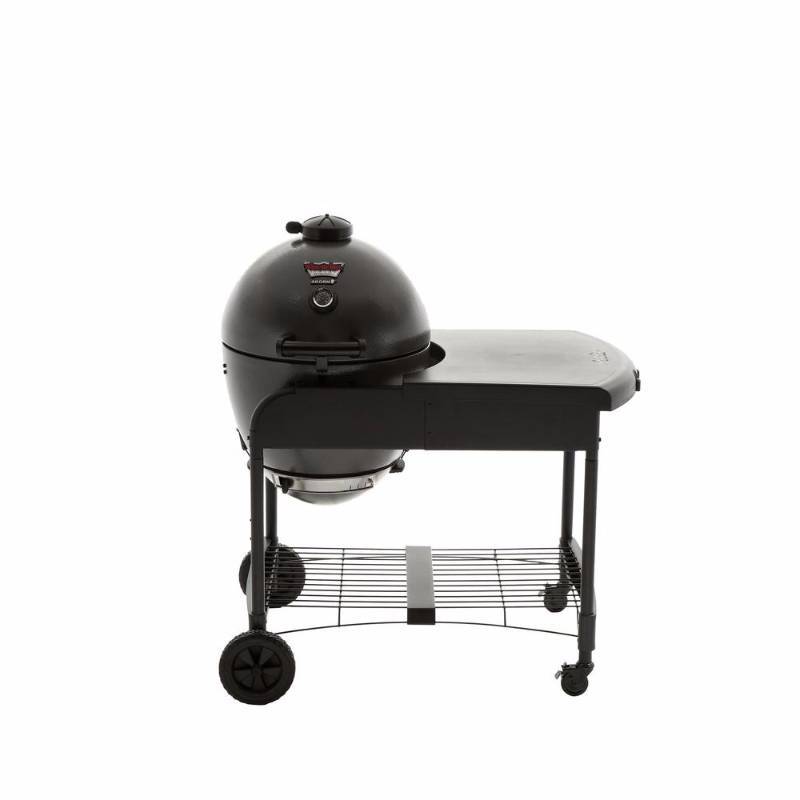 Akorn Kamado Kooker 22 in. Charcoal Grill in Grey with Cart