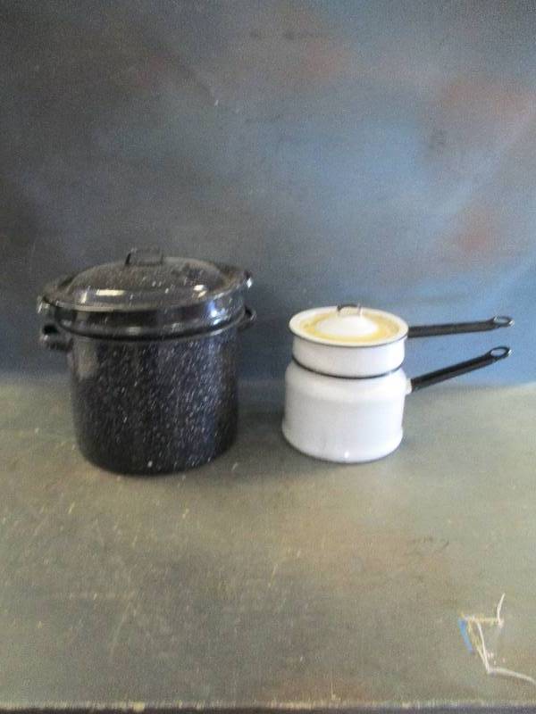 Vintage Double Boiler and Steamer