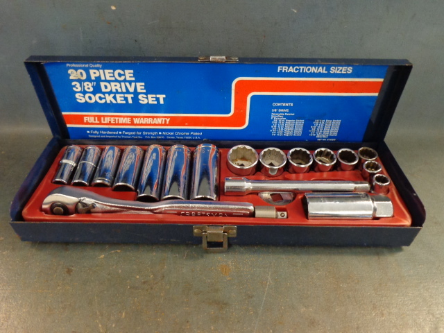 38 Drive Socket Set