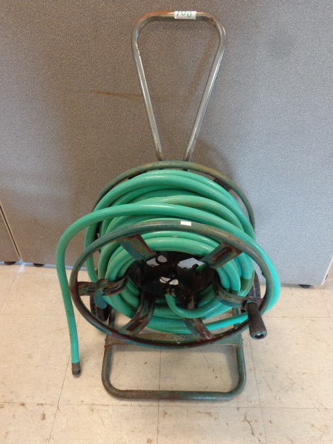 Hose Reel and Garden Hose