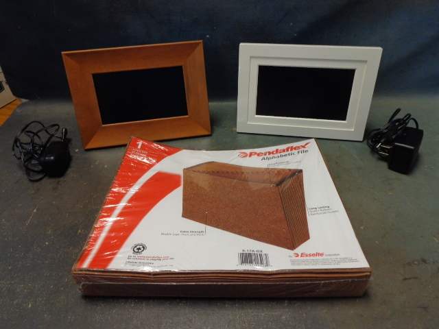 Digital Picture Frames and Pendaflex file
