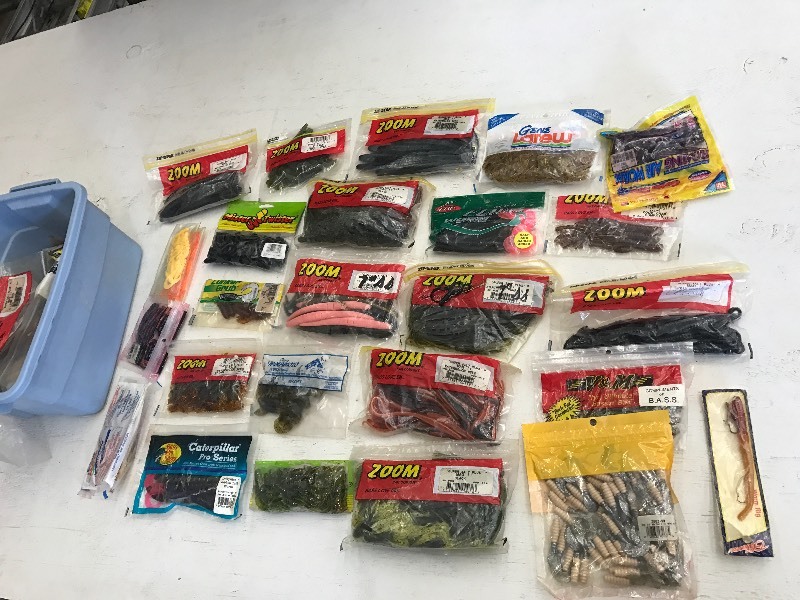 Huge Lot Of Assorted Plastic Baits