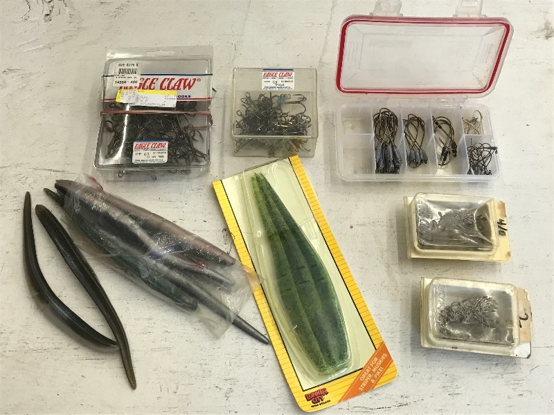 Flat Of Hooks, Baits & Etc