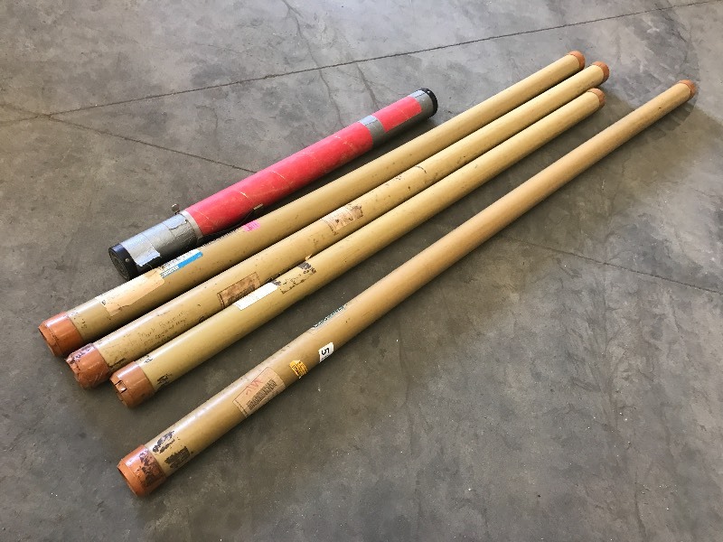(5) Hard-Case Rod Tubes
