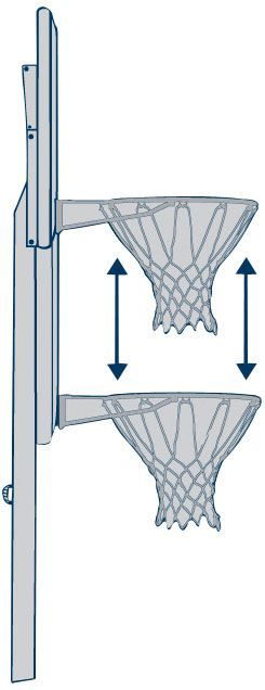 lot 604 image: Lifetime 48 Fusion ShatterGuard Basketball System