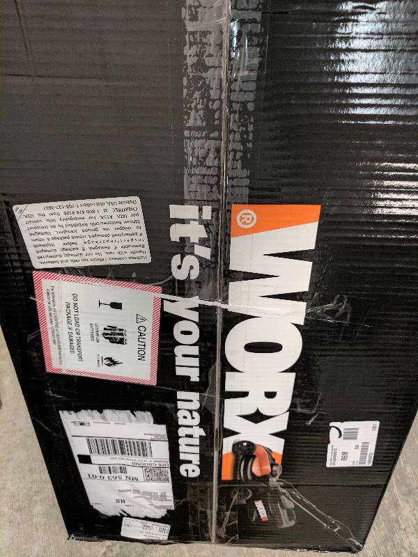 lot 574 image: WORX Intellicut 14 24V Cordless 3-in-1 Lawn Mower