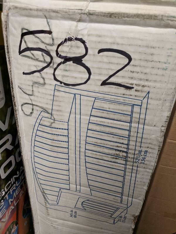 lot 582 image: Suncast Patio Storage Bench