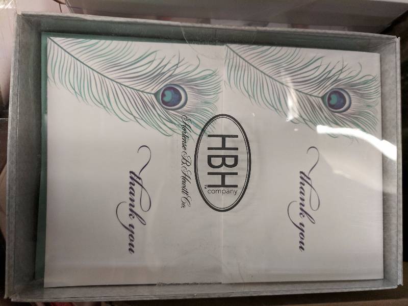 lot 693 image: Hortense B Hewitt - Peacock Feather Thank You