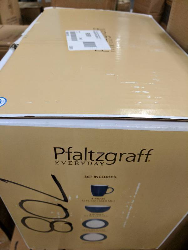 lot 708 image: Pfaltzgraff Everyday Harmony Cobalt 16-pc. Dinnerware Set Blue