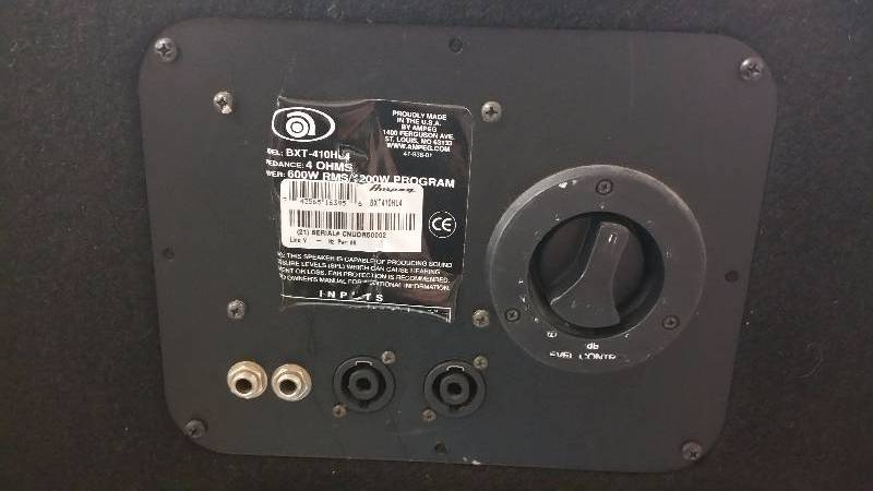 lot 741 image: Ampeg SLM USA BXT-410-HL-4 4x10 Electric Bass Guitar Amplifier Amp