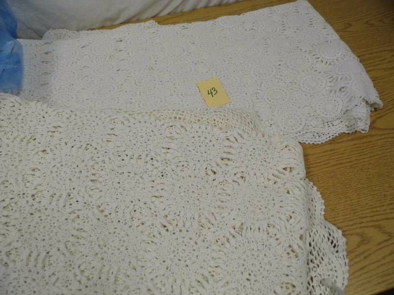 2 Vintage Tablecloths