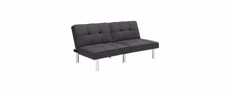 lot 25 image: New Futon Grey Linen - Room Essentials