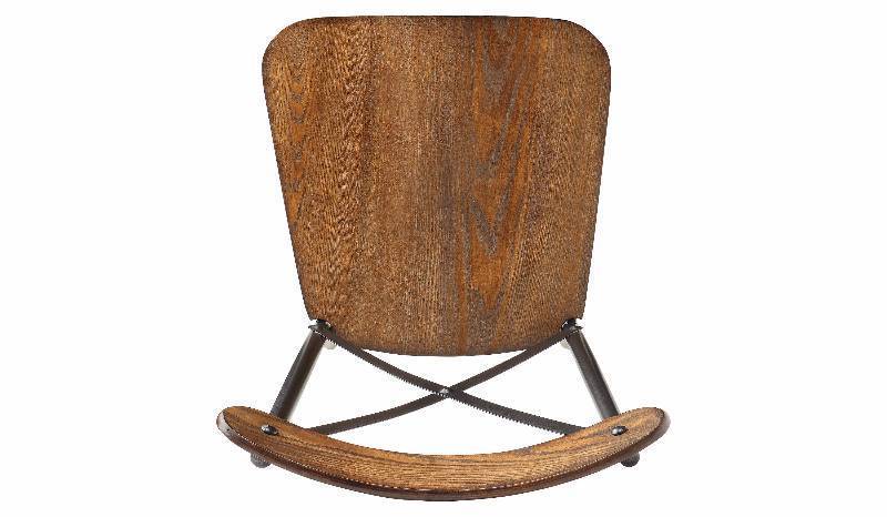 lot 43 image: New Merida Bistro Dining Chair MetalDistressed Ash (Set of 2) - Homelegance