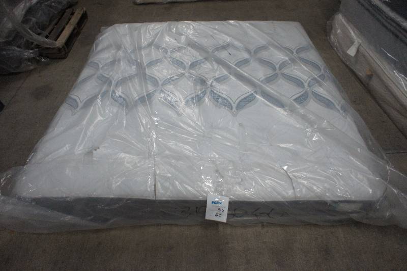 lot 20 image: New SEALY - King Size  - Ashton Cushion Firm - Mattress - MSRP $ 1999.99