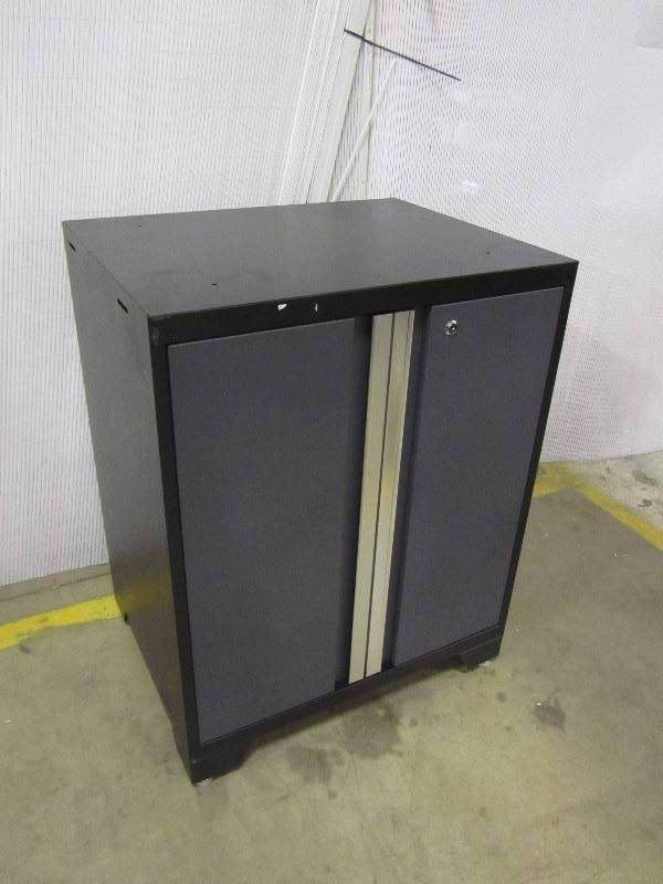 NewAge Products Pro 3 Series 37 in. H x 28 in. W x 22 in. D 18-Gauge Welded Steel 2-Door Base Cabinet