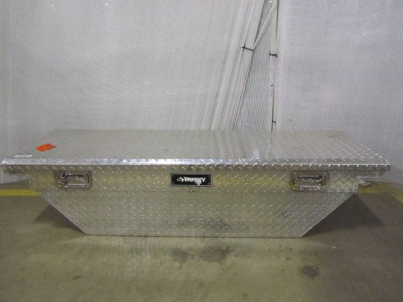 Husky 70 in. Aluminum Polished Low-Profile Truck Box