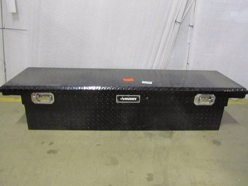 Husky 70 in. Topsider Black Low-Profile Truck Box