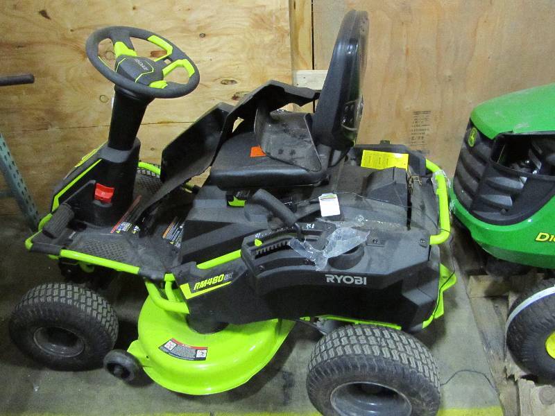 Ryobi 38 in. Battery Electric Riding Lawn Mower