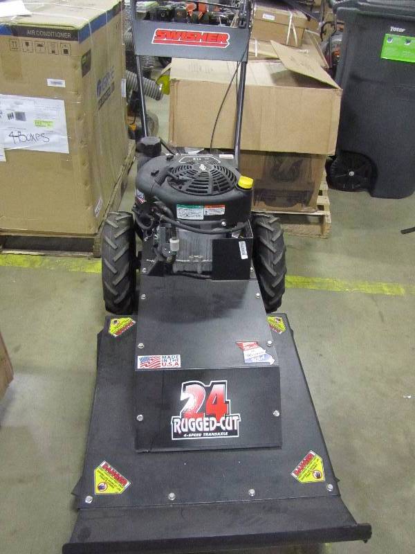 Swisher Predator 24 in. 11.5 HP Recoil Start Briggs & Stratton Gear Drive 4-Speed Self-Propelled Brush Cutter Gas Mower