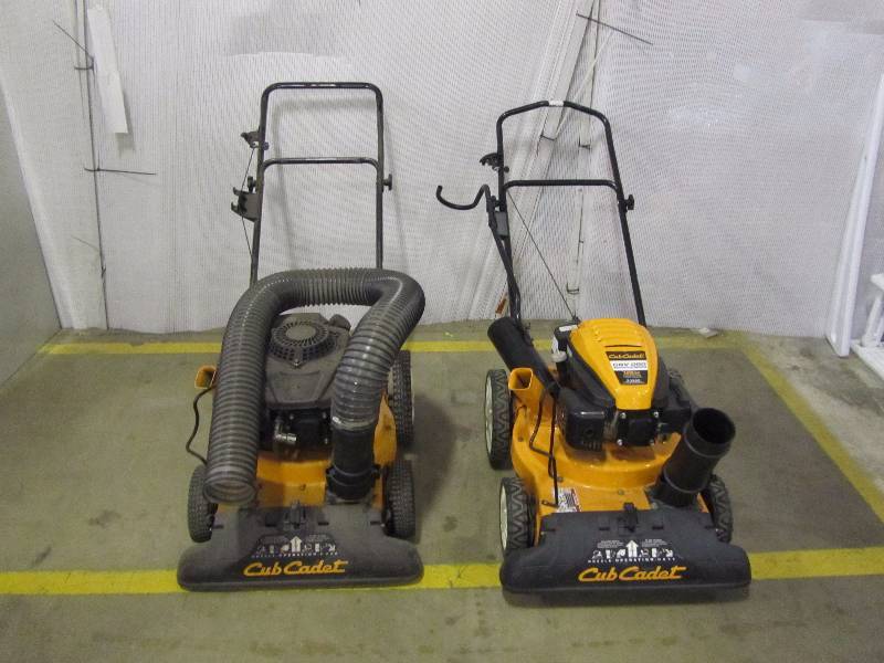 (2) Cub Cadet 1.5 in. 159cc Gas Chipper Shredder Vacuum