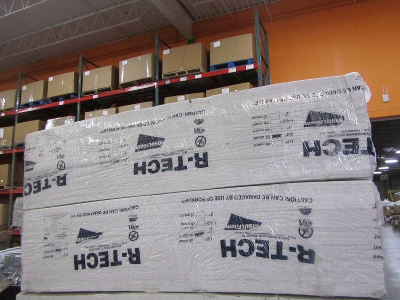 2 bundles of R-Tech 34 in. x 4 ft. x 8 ft. R-5.78 Rigid Foam Insulation 64 total pieces