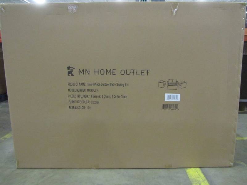 Isles 4 piece outdoor patio set