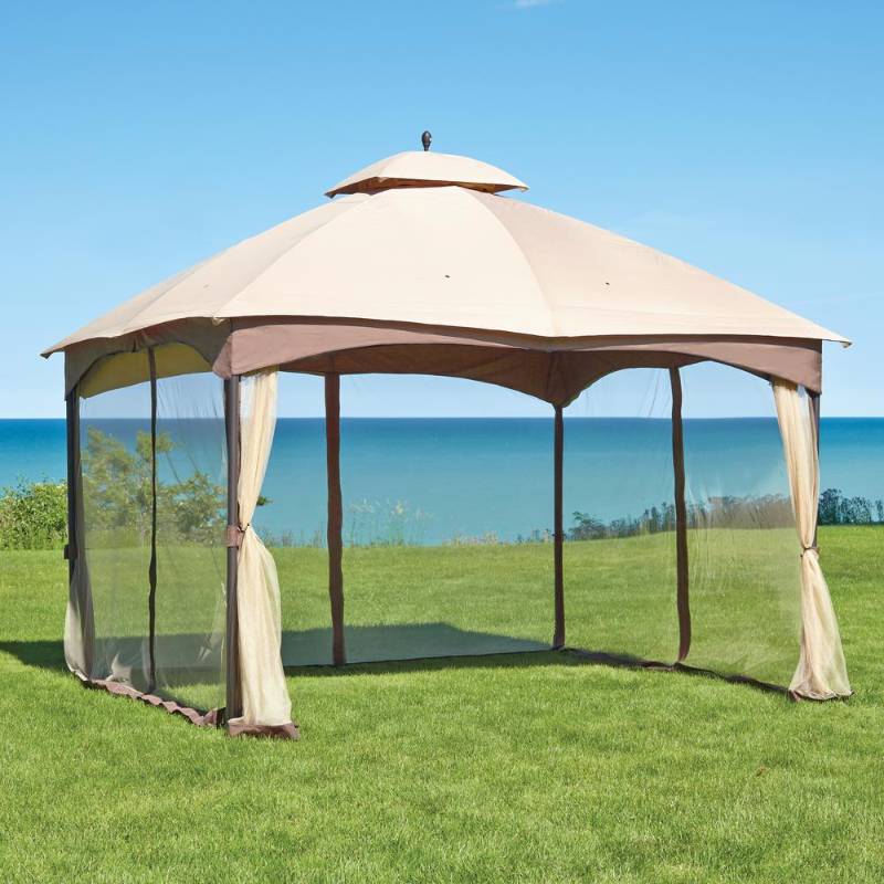 Massillon 10 ft. x 12 ft. Double Roof Gazebo