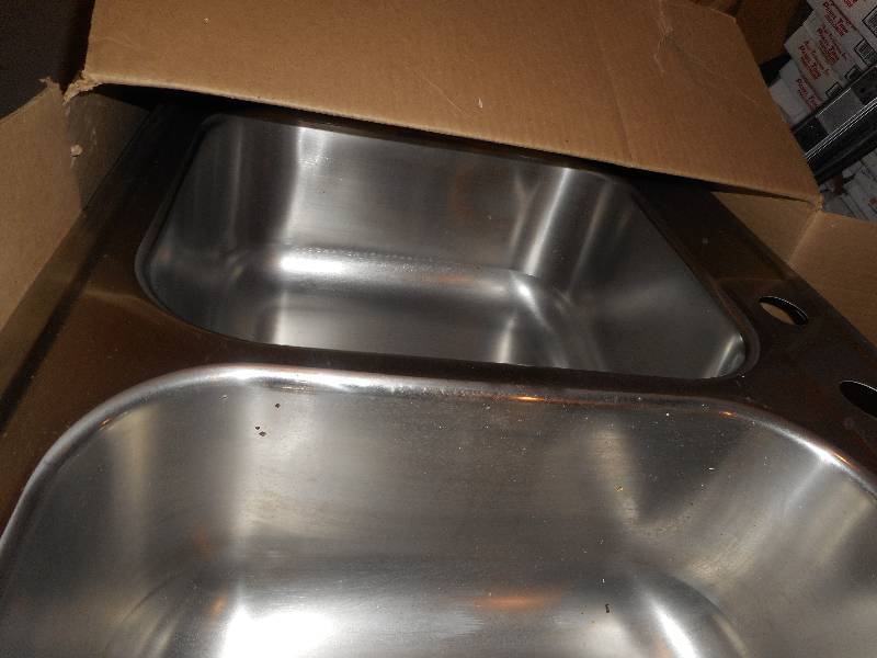 Elkay stainless steel double sink