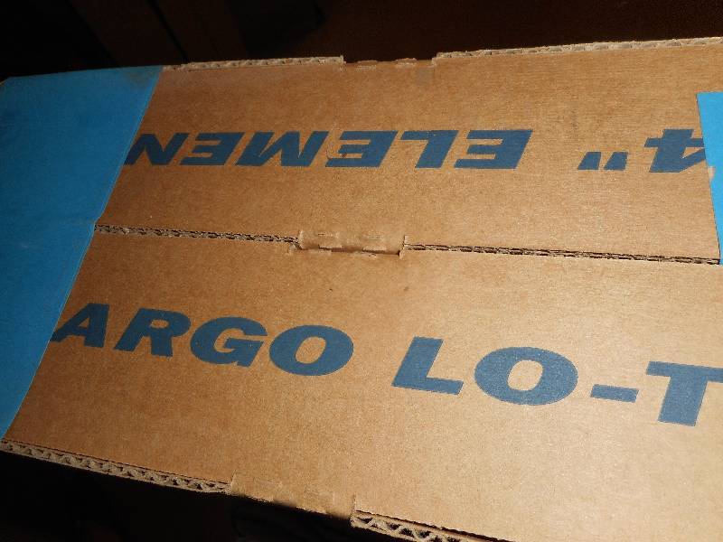 Argo hot water baseboard element