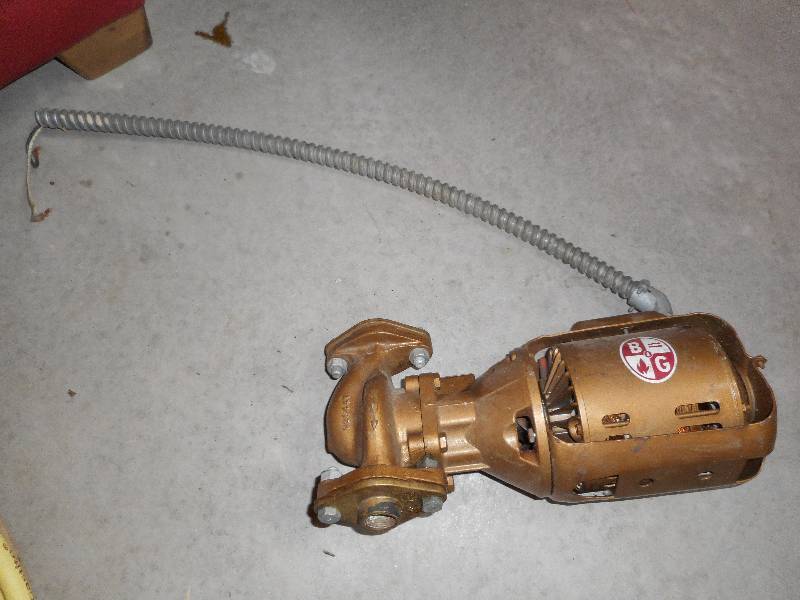 Bell & Gosset motor and pump