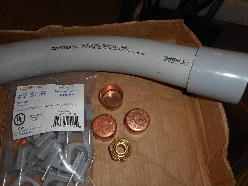 Cantex tubing wire staples