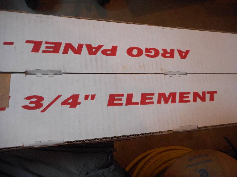 Argo hot water baseboard element copper