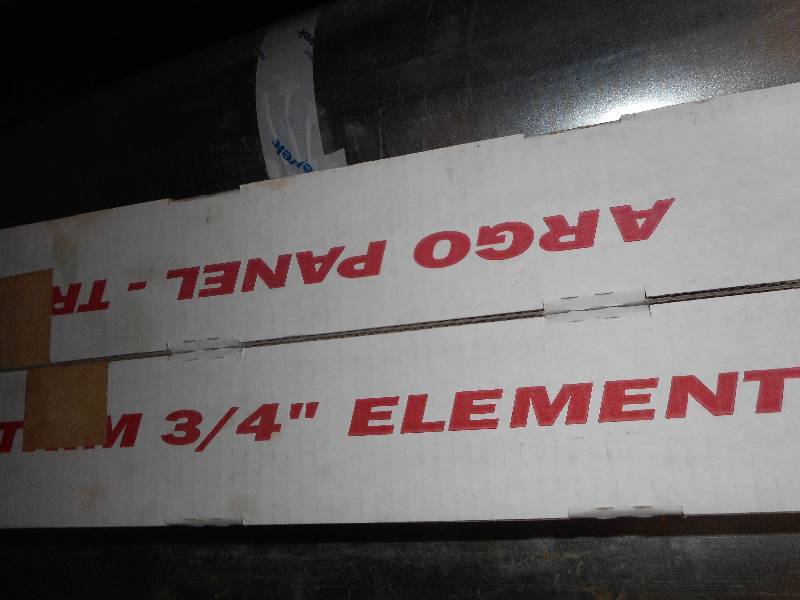 Argo hot water baseboard element copper