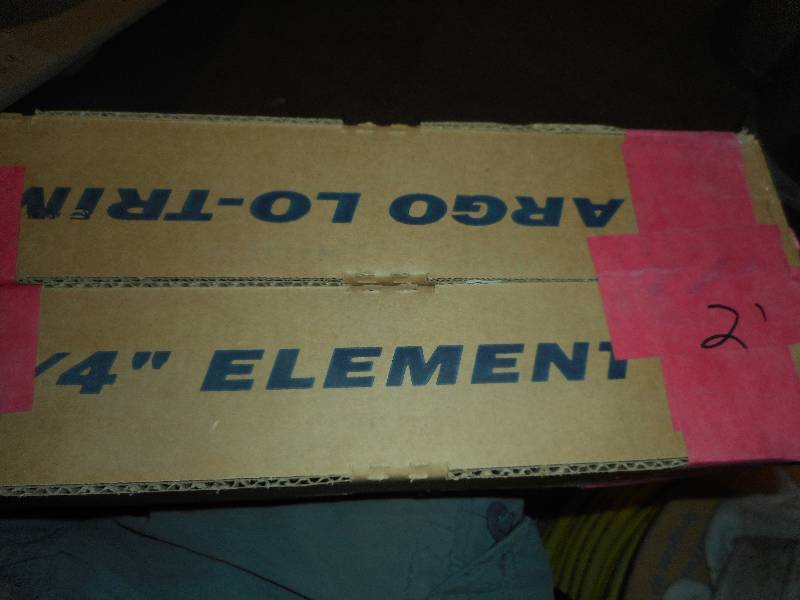 Argo low trim baseboard element copper