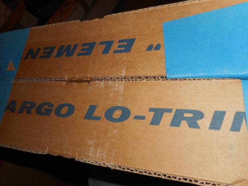 Argo low trim baseboard element copper