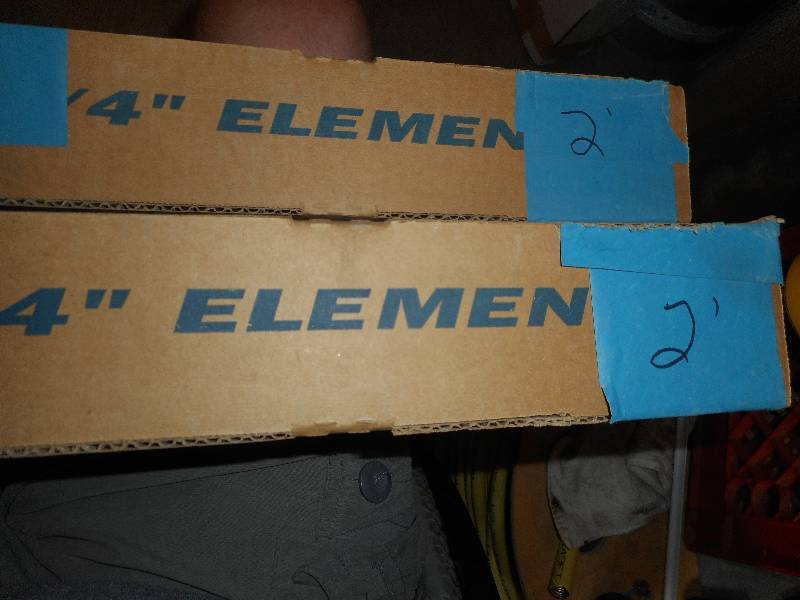 Argo low trim baseboard element copper