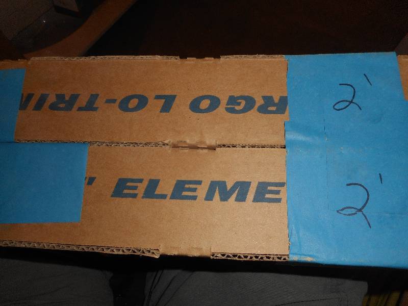 Argo low trim baseboard element copper