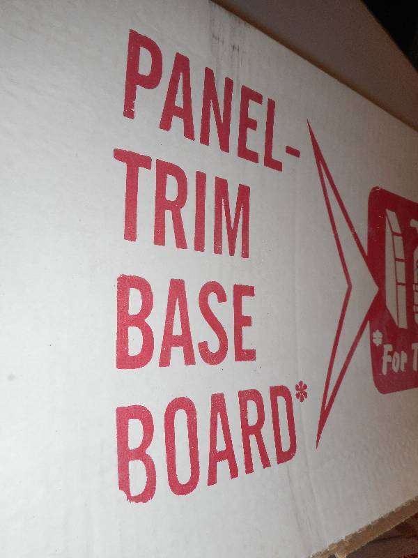 Argo panel trim baseboard