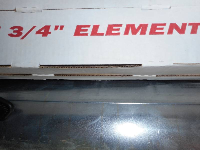 Argo hot water baseboard element copper