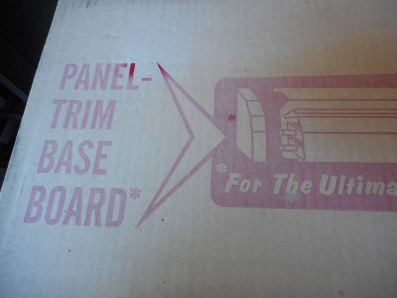 Argo panel trim baseboard