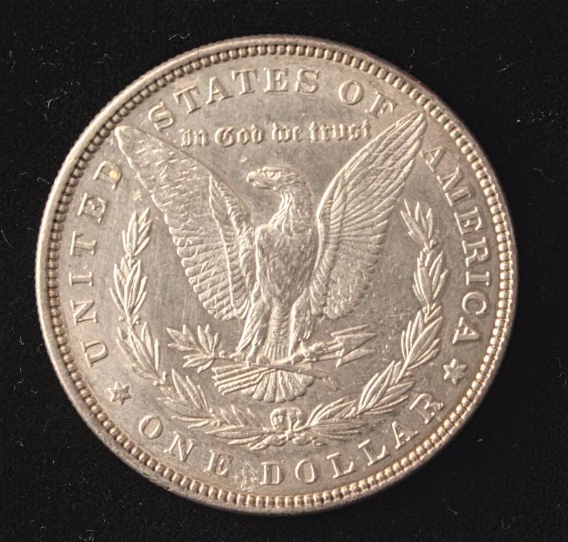 lot 04 image: 1880 MORGAN SILVER DOLLAR BU UNC